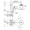 GROHE EUPHORIA sprchový systém 27296001