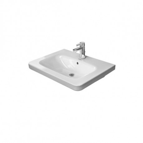 DURAVIT Dura Style nábytkové umývadlo 80 x 48 cm s prepadom,biele s úpravou Wonder Gliss 23208000001