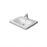 DURAVIT Dura Style nábytkové umývadlo 80 x 48 cm s prepadom,biele s úpravou Wonder Gliss 23208000001