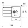 drez kuchynský FRANKE Tectonite Sirius S2D 611-78 šedá 1430613585