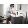 Hansgrohe Finoris umývadlová batéria 110 s výpusťou Push-Open matná čierna, Ecosmart 76023670