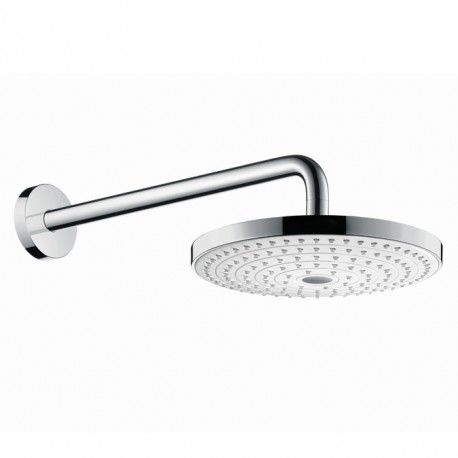 Hansgrohe Raindance Select S hlavová sprcha 240 2jet so sprchovým ramenom 390 mm biela/chróm 26466400