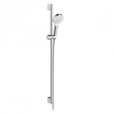 Hansgrohe Crometta sprchový set 1jet s tyčou 0,90m biela/chróm, 26537400