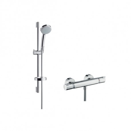 Hansgrohe Croma 100 sprchový set Vario s termostatom Ecostat Comfort a tyčou 0,65m chróm 27034000