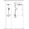 Hansgrohe Raindance Select S sprchový systém Showerpipe 300 2jet s termostatom chróm, 27133000