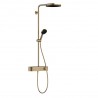 HANSGROHE Pulsify Showerpipe 260 1jet s termostatom ShowerTablet Select 400 kartáčovaný bronz 24220140