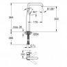 GROHE Essence umývadlová batéria XL, Hard Graphite, 32901A01