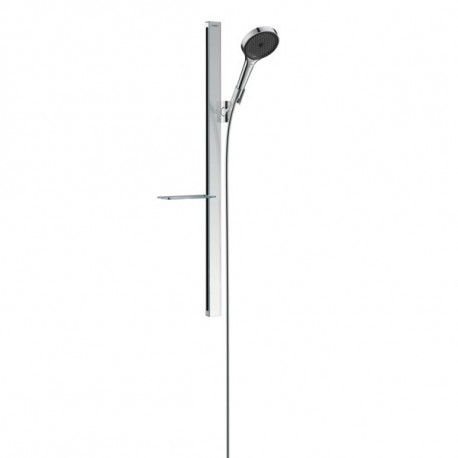 Hansgrohe Rainfinity sprchová sada 130 3jet EcoSmart 9 l/min. s tyčou 90cm hadicou a poličkou chróm, 27672000