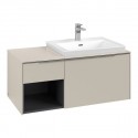 Villeroy & Boch SUBWAY 3.0 skrinka pod umývadlo 1001 x 422,5 x 516 mm, Cashmere Grey, C571L0VN