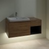 Villeroy & Boch SUBWAY 3.0 skrinka pod umývadlo 1001 x 422,5 x 516 mm, s LED podsvietením, Oak Kansas, C572L0RH