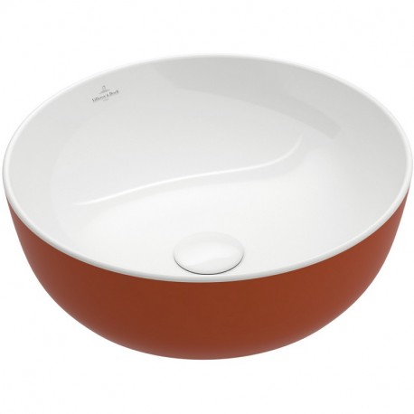 VILLEROY & BOCH Artis umývadlo na dosku (miska), priemer 43 cm, Rust, 417943BCW8