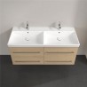 Villeroy & Boch AVENTO skrinka pod dvojumývadlo, 1180 x 514 x 452 mm, Nordic Oak, A89300VJ