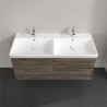 Villeroy & Boch AVENTO skrinka pod dvojumývadlo, 1180 x 514 x 452 mm, Stone Oak, A89300RK