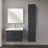 Villeroy & Boch AVENTO závesná vysoká skrinka, 350 x 372 x 1760 mm 2 dvierka, pánty vpravo, Crystal Grey, A89401B1