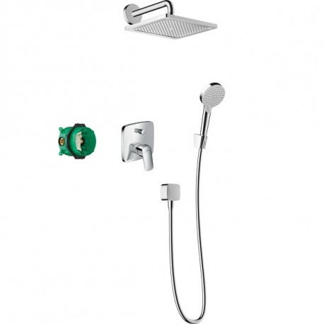 Hansgrohe Crometta E sprchový systém 240 1jet s pákovou batériou chróm, 27957000