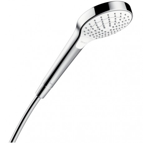 Hansgrohe Croma Select S ručná sprcha Vario 3jet EcoSmart 9 l/min biela/chróm 26803400