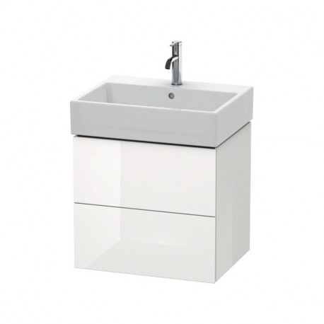 DURAVIT L-CUBE skrinka pod umývadlo závesná biela lesklá, LC627502222