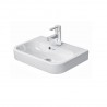 DURAVIT HAPPY D.2 umývadlo nábytkové 50 x 36 cm s prepadlom, s 1-otvorom na batériu, biela, WonderGliss 07105000001