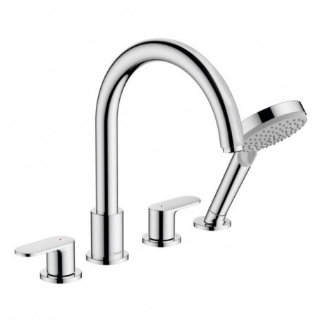 Hansgrohe Vernis Blend štvorotvorová batéria na okraj vane chróm 71456000