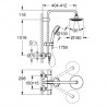 Grohe Tempesta Cosmopolitan sprchový systém 160 s termostatickou batériou chróm 27922000