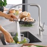 Grohe Essence drezová batéria s výsuvnou sprškou, SupersSeel 30270DC0