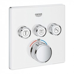 Grohe Grohtherm SmartControl termostatická batéria pod omietku, pre 3 spotrebiče, mesačná biela, 29157LS0