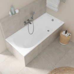 Duravit D-NEO akrylátová vaňa 170 x 75 cm biela, odpad pri nohách 700479000000000