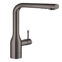 Grohe Essence drezová batéria s výsuvnou sprškou, Hard Graphite, 30270A00