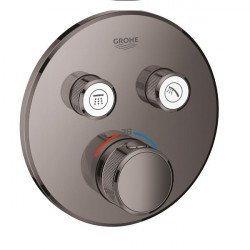 Grohe Grohtherm SmartControl termostatická batéria pod omietku, pre 2 spotrebiče, Hard Graphite 29119A00