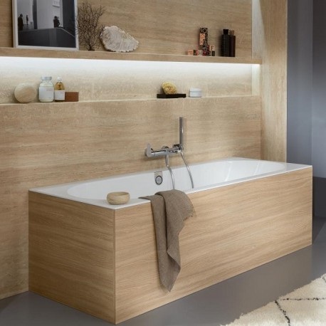 VILLEROY & BOCH Oberon 2.0 - Vaňa 1700x750x470 mm, Quaryl, biela UBQ170OBR2DV-01