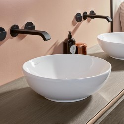 VILLEROY & BOCH Loop & Friends umývadlo na dosku priemer 42cm bez prepadu biela CeramicPlus 4A4601R1