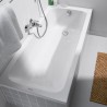 DURAVIT D-CODE akrylátová vaňa 160 x 70 cm biela, odpad pri nohách 700096000000000