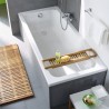 DURAVIT D-CODE akrylátová vaňa 160 x 70 cm biela, odpad pri nohách 700096000000000