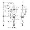 Hansgrohe Logis M31 páková drezová batéria 260 Eco chróm, 71861000