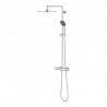 Grohe Vitalio Joy - Sprchový set 310 s termostatom na stenu, 3 prúdy, chróm 26400001