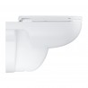 Grohe Start Edge závesné WC s doskou SoftClose, Rimless, alpská biela, 39815000