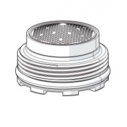 HANSA perlátor pre elektronické batérie FIT M21,5 x 1,5 l/min