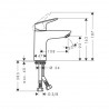 Hansgrohe Logis páková umývadlová batéria 100 CoolStart chróm, 71103000