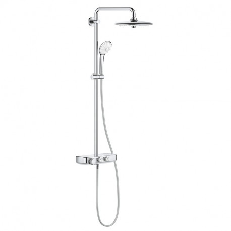 Grohe Euphoria SmartControl sprchový systém 260 Mono s termostatom, ručná sprcha 3-prúdy, na stenu, chróm, 26509000