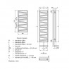 ZEHNDER Kazeane radiátor 1340 x 600 mm pre teplovodnú/kombi prevádzku matná čierna RK-130-060-0557