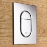 Grohe Arena Cosmopolitan S ovládacie tlačidlo WC, 130 x 172mm, chróm 37624000