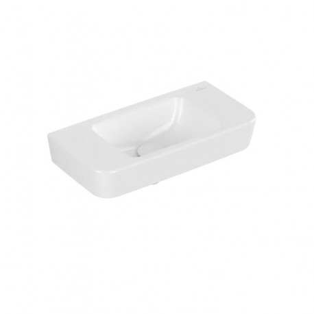 VILLEROY & BOCH O.Novo umývadlo 50 x 25cm bez otvoru pre bateriu a bez prepadu biela C+ 434253R1