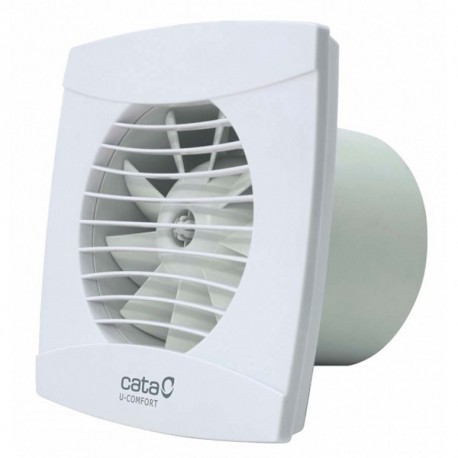 CATA U-COMFORT kúpeľňový ventilátor UC-10 s časovačom, so spätnou klapkou, biely 01200100