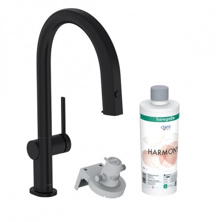 HANSGROHE Aqittura batéria drezová FilterSystem 210 sBox + štartovacia sada matná čierna 76800670