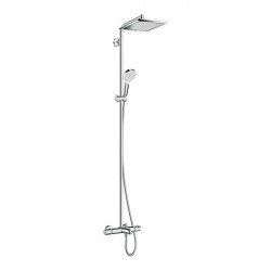 Hansgrohe Crometta sprchový systém E 240 1jet Showerpipe s termostatom k vani chróm, 27298000