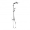 Hansgrohe Crometta sprchový systém E 240 1jet Showerpipe s pákovou batériou biela/chróm 27284000