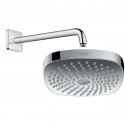 Hansgrohe Croma Select E hlavová sprcha 180 2jet EcoSmart + sprchové rameno biela/chróm, 26528400S13