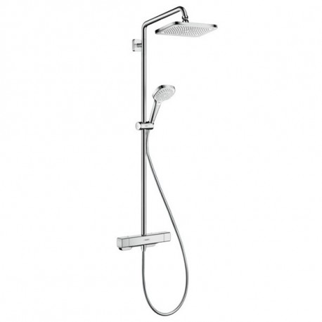 Hansgrohe Croma E sprchový systém Showerpipe 280 1jet EcoSmart so sprchovým termostatom chróm 27660000