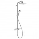 Hansgrohe Croma E sprchový systém Showerpipe 280 1jet EcoSmart so sprchovým termostatom chróm 27660000