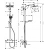 Hansgrohe Crometta sprchový systém E 240 1jet EcoSmart 9 l/min Showerpipe s termostatom chróm, 27281000